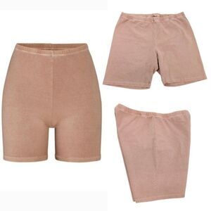 SKIMS High Rise Stretch Outdoor Basic Bike Shorts in Tigers Eye Plus Size 2X